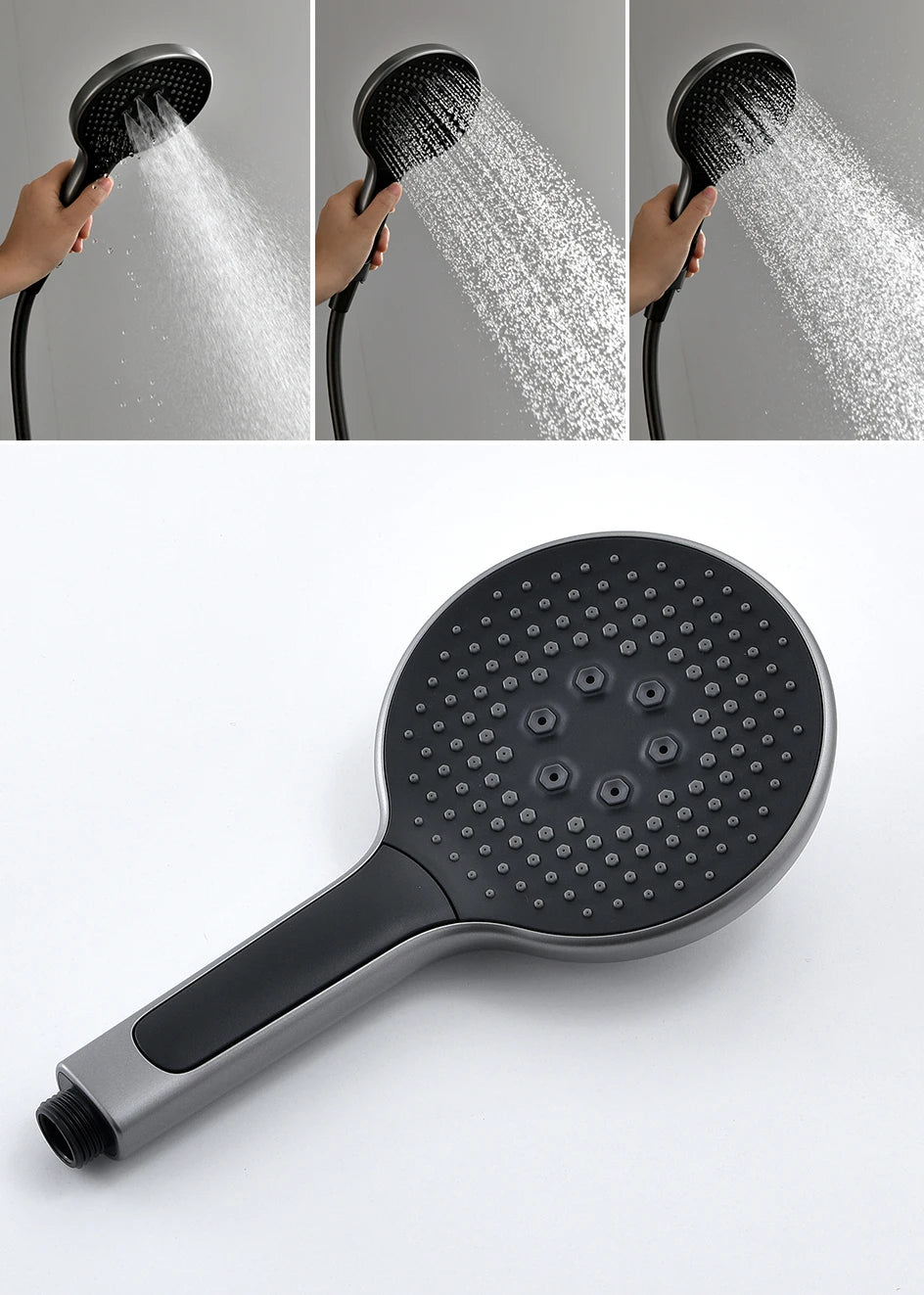 VGX Simple Bathroom Shower System Set Bathtub Faucets Set Bath Water Taps Shower Diverter Single Handle Tub Mixer Shower Crane