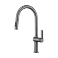 VGX Luxury Brushed Kitchen Faucet Deck Mounted Tap Pull Out Kitchen Sink Mixer Single Handle Kitchen Gourmet Faucet Water Crane