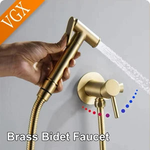 VGX Simple Bathroom Shower System Set Bathtub Faucets Set Bath Water Taps Shower Diverter Single Handle Tub Mixer Shower Crane