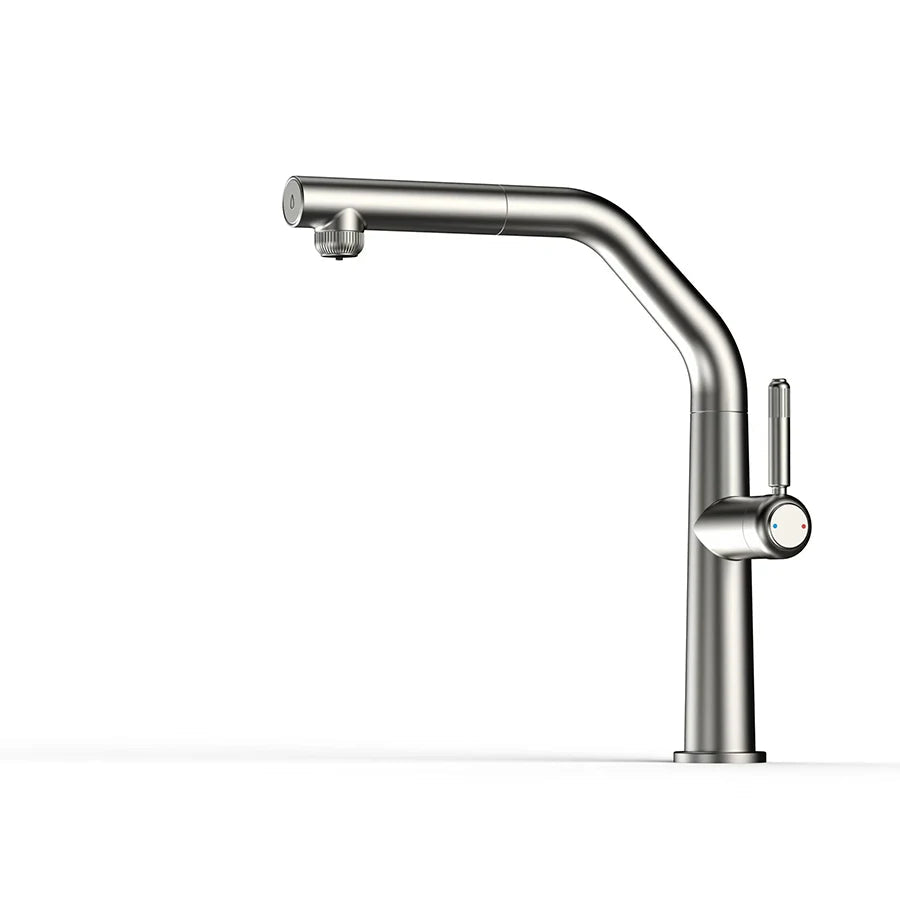VGX Kitchen Faucet Dual Spout Pure Drinking Water Tap Pull Out Kitchen Sink Mixer Stainless Steel Kitchen Gourmet Faucet Crane