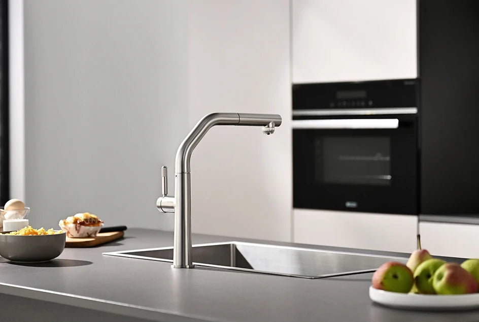 VGX Gold Kitchen Faucet Dual Spout Pure Drinking Water Tap Pull Out Kitchen Sink Mixer Stainless Steel Kitchen Gourmet Crane